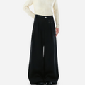 TAHIMIK Wide Leg Casual Pants For Men Korean Trousers Mens Straight Flared Pants