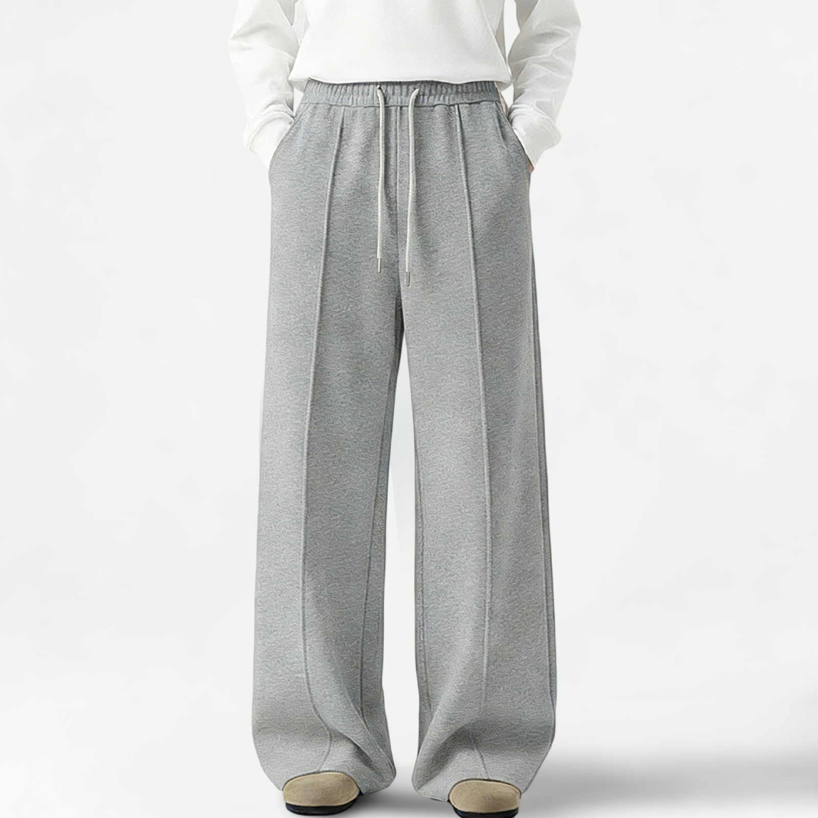 TAHIMIK American Mens Sweatpants Wide Leg Trousers Menswear Jogging Pants For Men