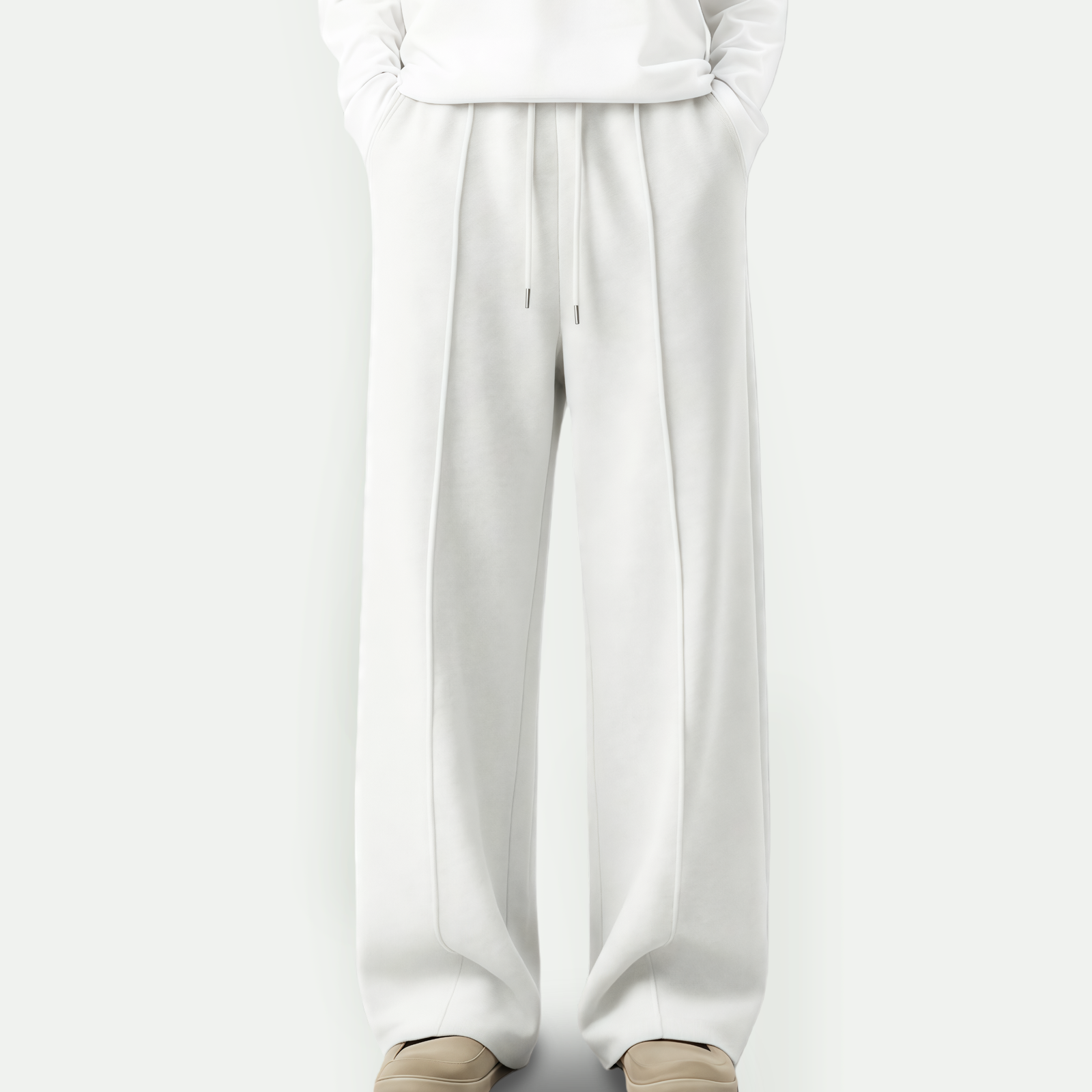 TAHIMIK American Mens Sweatpants Wide Leg Trousers Menswear Jogging Pants For Men
